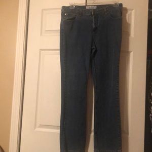 Faded Glory sz 14 Narrow Stretch, High Rise (10 inch rise), Bootcut Jeans